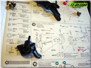 TA-05 IFS（製作中その7）手間のかかったパーツ