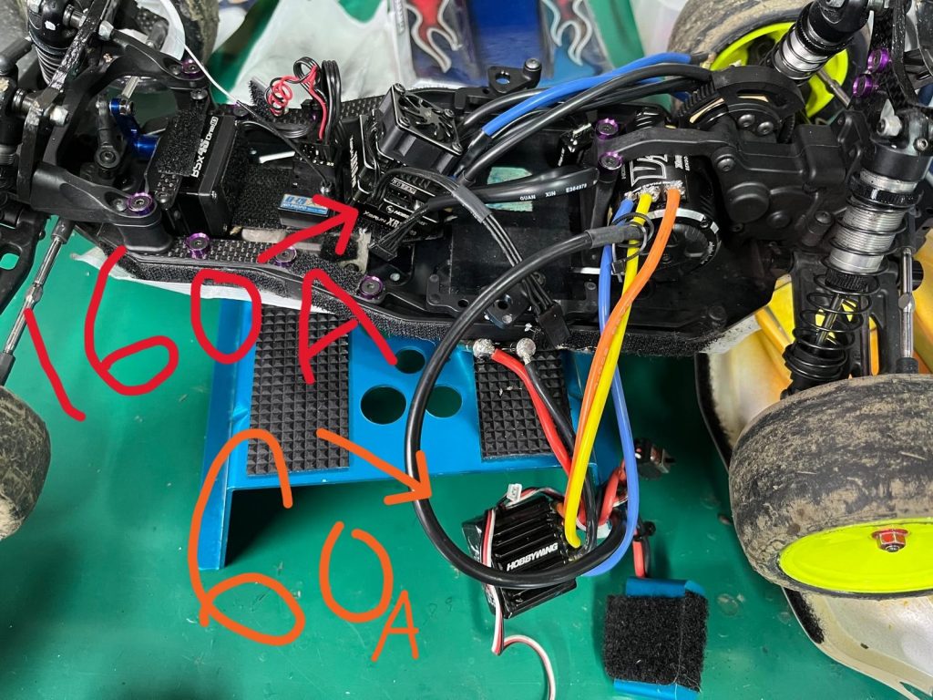 ESC比較「60A」と「160A」